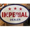 Image 1 : ORIGINAL DOUBLE SIDED PORCELAIN ESSO 3 STAR DEALER SIGN