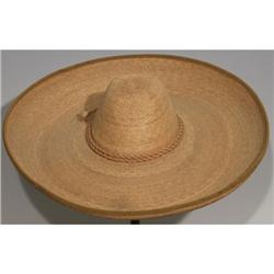 Mexican straw sombrero