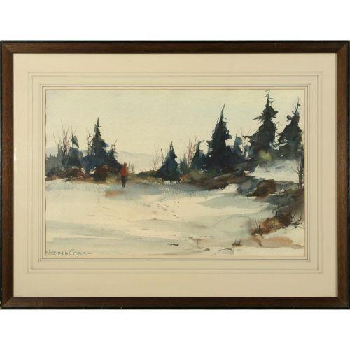 Virginia Cobb, watercolor