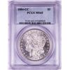 Image 1 : 1884-CC $1 Morgan Silver Dollar Coin PCGS MS65