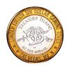 Image 2 : .999 Silver Treasure Island Las Vegas, Nevada $10 Limited Edition Casino Gaming Token