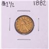 Image 1 : 1882 $2 1/2 Liberty Head Quarter Eagle Gold Coin