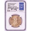 Image 1 : 2016-W $50 Burnished American Gold Eagle Coin NGC MS70 FDOI Moy Signature