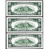 Image 2 : Lot of (3) Consecutive 1950 $10 Federal Reserve Notes St. Louis