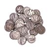 Image 1 : Lot of (50) Assorted Date Mercury Dime Coins