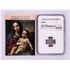 Image 1 : 1548 KB Hungary Denar 'Madonna and Child' Coin NGC XF40 w/ Story Box
