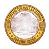 Image 1 : .999 Silver Golden Nugget Las Vegas, Nevada $10 Casino Limited Edition Gaming Token