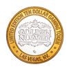 Image 2 : .999 Silver Golden Nugget Las Vegas, Nevada $10 Casino Limited Edition Gaming Token