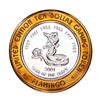 Image 2 : .999 Fine Silver Flamingo Reno, Nevada $10 Limited Edition Gaming Token