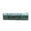 Image 3 : Original Bank Roll of (50) Brilliant Uncirculated 1960 Roosevelt Dime Coins
