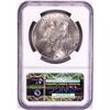 Image 2 : 1923 $1 Peace Silver Dollar Coin NGC MS64