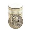Image 1 : Roll of (20) Brilliant Uncirculated 1963-D Franklin Half Dollar Coins
