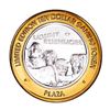 Image 2 : .999 Silver Plaza Hotel & Casino Las Vegas, NV $10 Limited Edition Gaming Token
