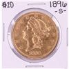 Image 1 : 1896-S $20 Liberty Head Double Eagle Gold Coin
