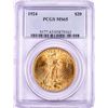 Image 1 : 1924 $20 St. Gaudens Double Eagle Gold Coin PCGS MS65