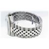 Image 5 : Rolex Men's Stainless Steel Mother Of Pearl Diamond Datejust Wristwatch