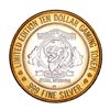 Image 1 : .999 Silver Whiskey Pete's Casino Jean, Nevada $10 Limited Edition Gaming Token