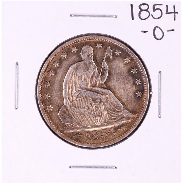 1854-O Arrows Seated Liberty Half Dollar Coin