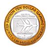 Image 1 : .999 Silver McCarran International Airport Las Vegas, NV $10 Limited Casino Token