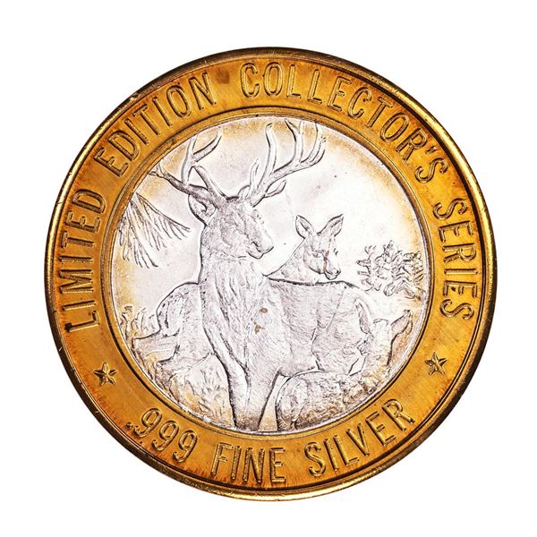 .999 Silver Winnavegas Casino $10 Casino Limited Edition Gaming Token