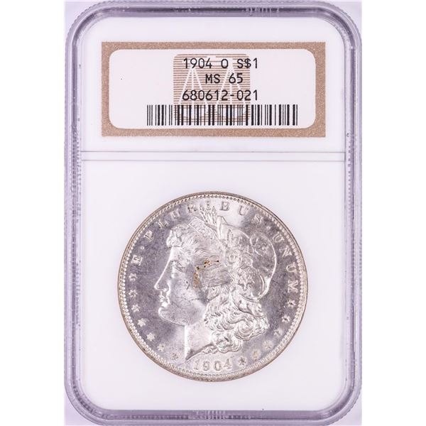 1904-O $1 Morgan Silver Dollar Coin NGC MS65
