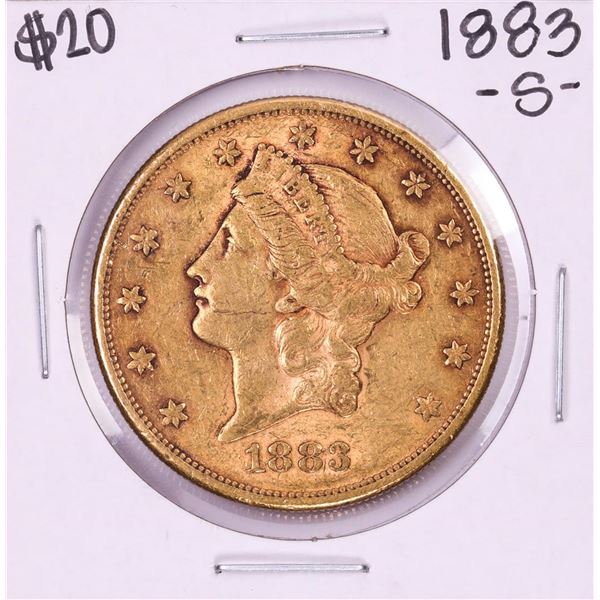 1883-S $20 Liberty Head Double Eagle Gold Coin