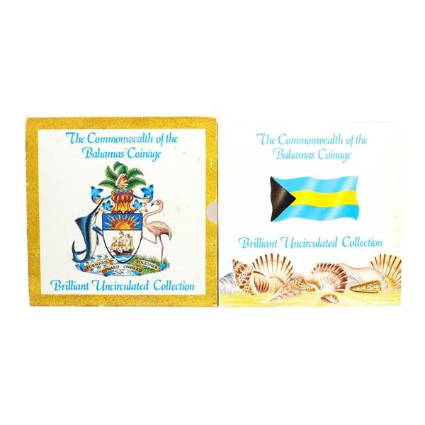 1989 Bahamas Brilliant Uncirculated (8) Coin Set