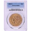 Image 1 : 1883-S $20 Liberty Head Double Eagle Gold Coin PCGS MS61