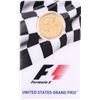 Image 1 : 2016 $25 Proof Solomon Islands Formula One United States Grand Prix Gold Coin