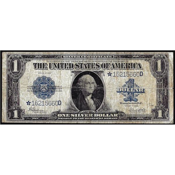 1923 $1 Silver Certificate Star Note