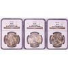 Image 1 : Lot of 1922-1924 $1 Peace Silver Dollar Coins NGC MS64