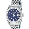 Image 1 : Rolex Ladies Stainless Steel Blue Index Quickset Oyster Perpetual Datejust Wristwatch