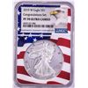 Image 1 : 2019-W $1 Proof American Silver Eagle Coin NGC PF70 Ultra Cameo Congratulations Flag