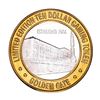 Image 2 : .999 Silver Golden Gate Las Vegas, NV $10 Casino Limited Edition Gaming Token