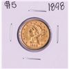 Image 1 : 1898 $5 Liberty Head Half Eagle Gold Coin