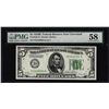 Image 1 : 1928B $5 Federal Reserve Note Cleveland Fr.1952-D PMG Choice About Uncirculated 58