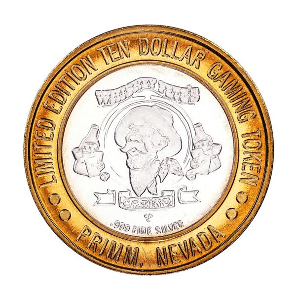 .999 Silver Whiskey Pete's Casino Jean, Nevada $10 Limited Edition Gaming Token