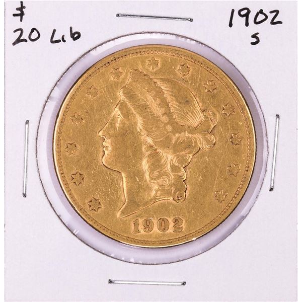 1902-S $20 Liberty Head Double Eagle Gold Coin