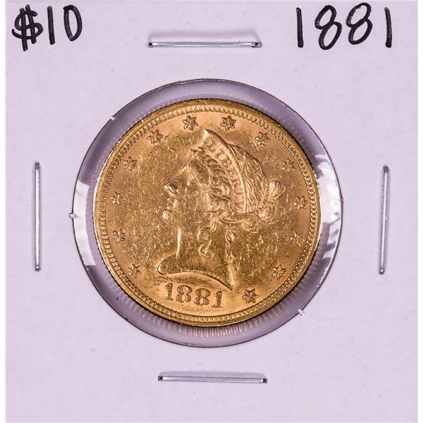 1881 $10 Liberty Head Eagle Gold Coin
