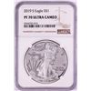 Image 1 : 2019-S $1 Proof American Silver Eagle Coin NGC PF70 Ultra Cameo