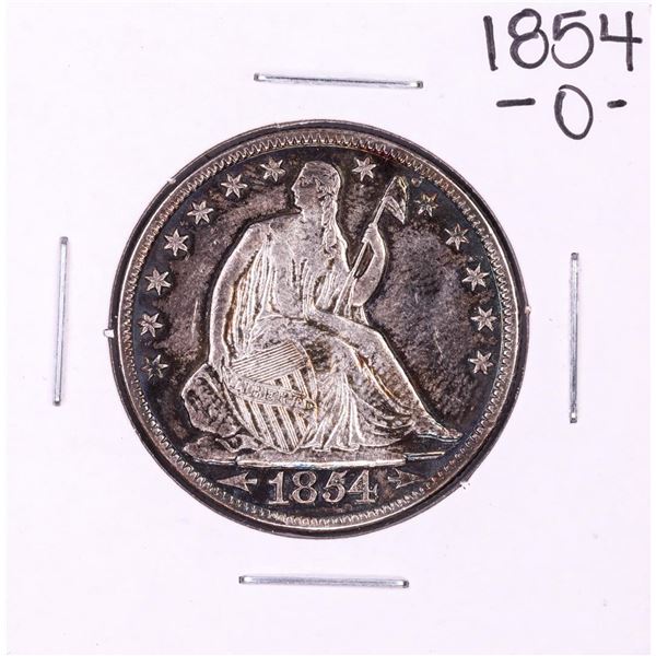 1854-O Arrows Seated Liberty Half Dollar Coin