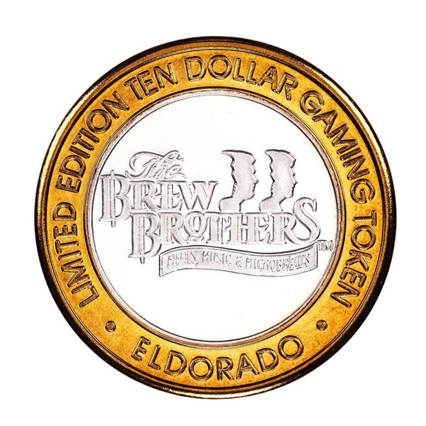 .999 Fine Silver Eldorado Reno, Nevada $10 Limited Edition Gaming Token