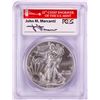 Image 1 : 2012-(S) $1 American Silver Eagle Coin PCGS MS70 Mercanti Signed San Francisco