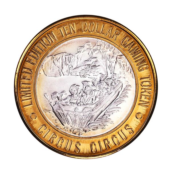 .999 Silver Circus Circus Hotel & Casino $10 Limited Edition Casino Gaming Token