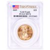 Image 1 : 2009 $25 American Gold Eagle Coin PCGS MS70 First Strike