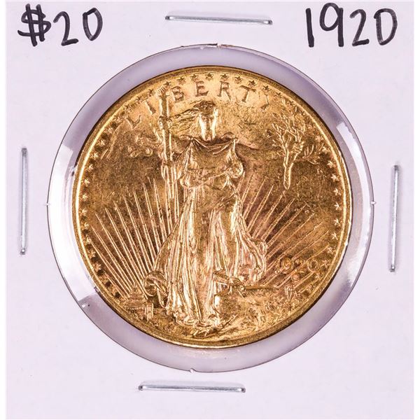 1920 $20 St. Gaudens Double Eagle Gold Coin