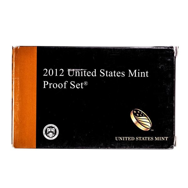 2012 United States Mint Proof (14) Coin Set with Box and COA