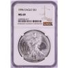 Image 1 : 1996 $1 American Silver Eagle Coin NGC MS69