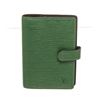 Image 1 : Louis Vuitton Green Epi Leather Agenda PM Wallet