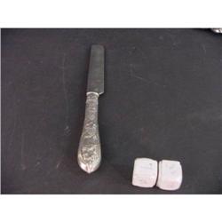 Albert Coles Silver Knives Grape Motif